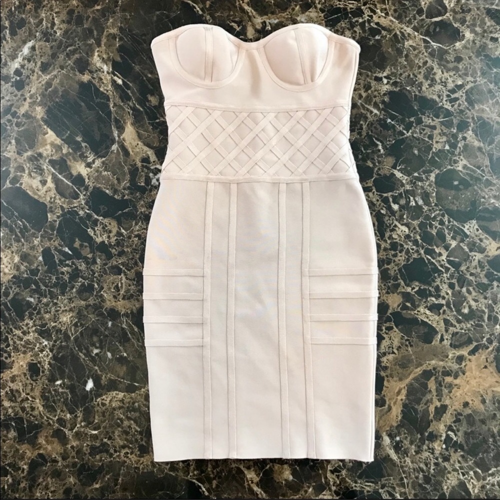 HIGH QUALITY BONDAGE STRAPLESS DRESS